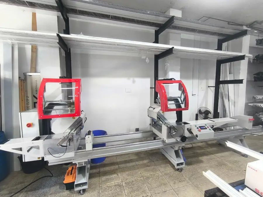 Instalación doble cabezal de corte manual modelo CKM 450